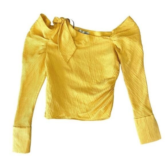 LESSY Phacelia Asymmetric One Shoulder Top Vogue Runway Spring 2018 - Picture 5 of 5